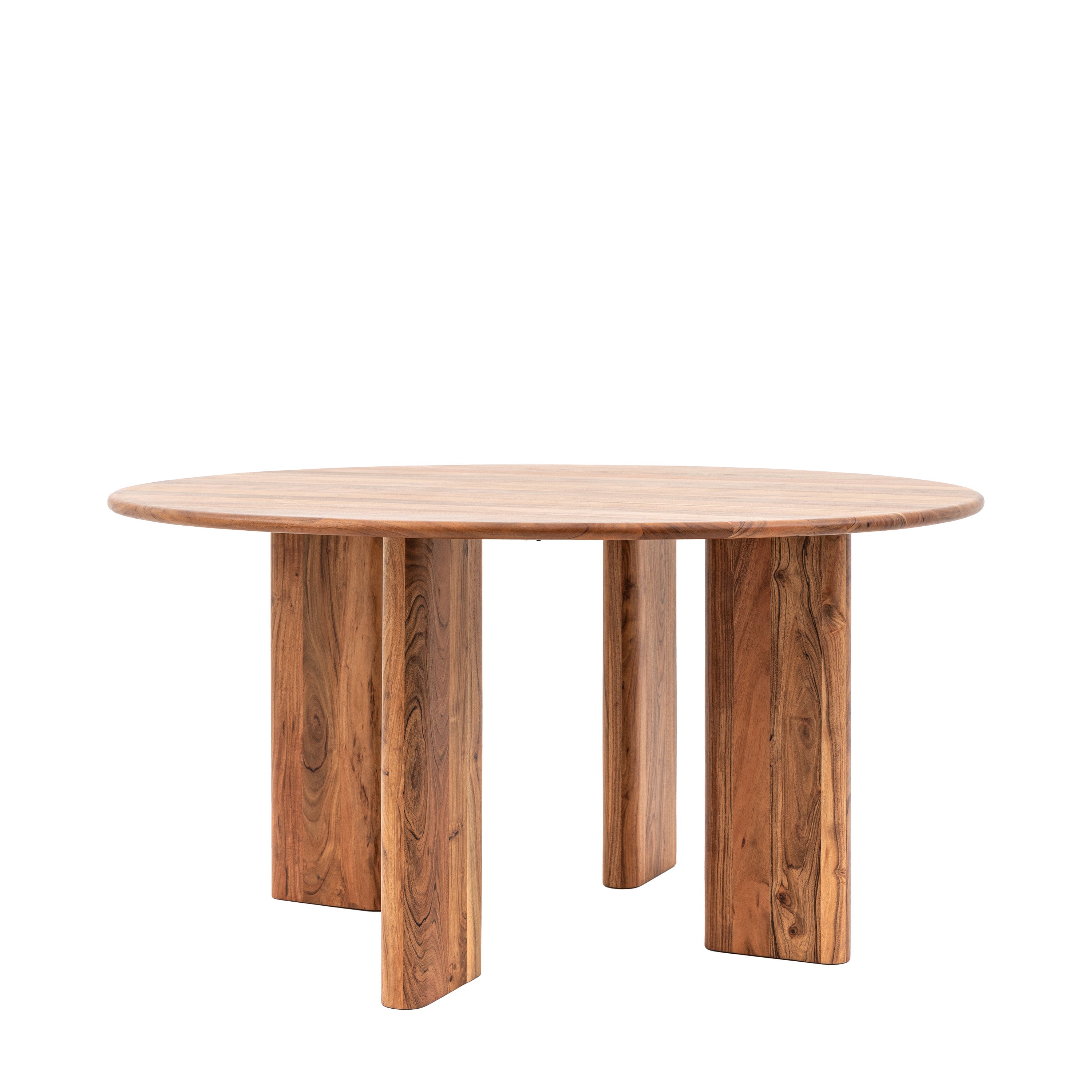 Marta Acacia Wood Round Dining Table | 4 Seater